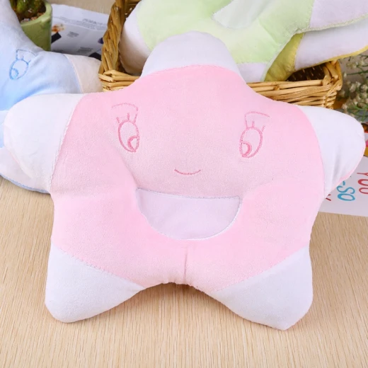 Baby Star Shape Pillow - Anti Roll Cushion - Bedding Cushion - Pink Baby Star Shape Pillow - Anti Roll Cushion - Bedding Cushion - Pink