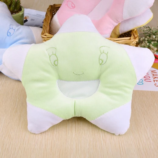 Baby Star Shape Pillow - Anti Roll Cushion - Bedding Cushion - Green Baby Star Shape Pillow - Anti Roll Cushion - Bedding Cushion - Green