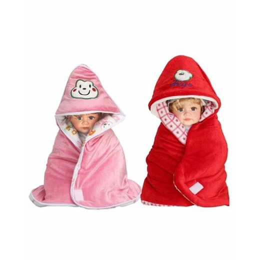 Soft Wrapper - Baby Blanket for Babies (Red) - Image 2
