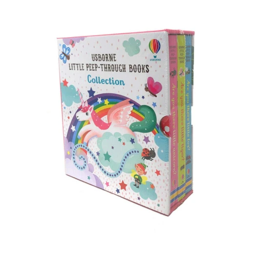 Usborne Little Peep-through 3 Book Box Set Collection Usborne Little Peep-through 3 Book Box Set Collection