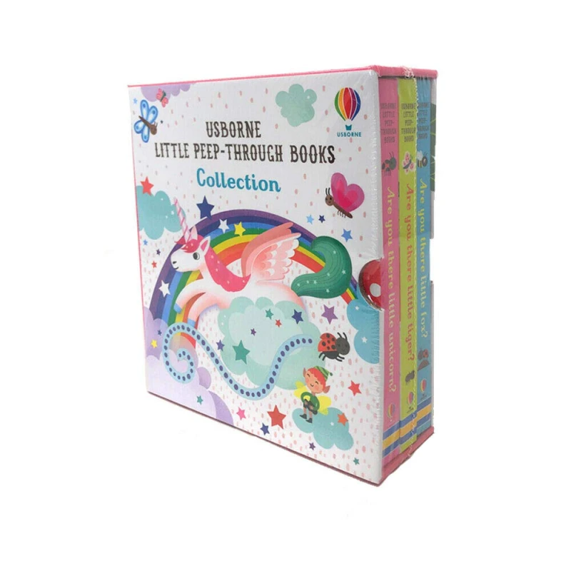 Usborne Little Peep-through 3 Book Box Set Collection - يو إس بورن