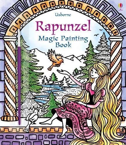 Usborne Magic Painting Rapunzel - يو إس بورن