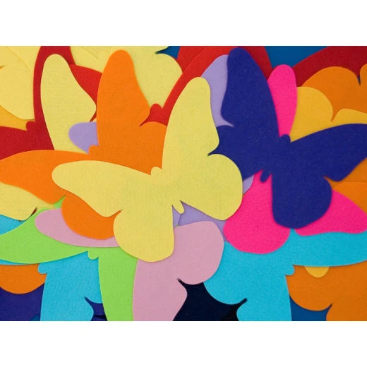 Foska Felt - Butterflies, Assorted - فوسكا - Image 2