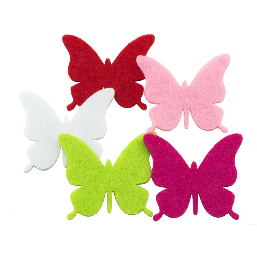 Foska Felt - Butterflies, Assorted Foska Felt - Butterflies, Assorted