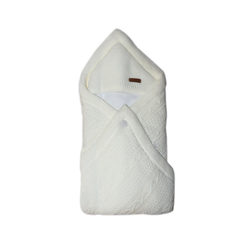 Baby Swaddle Blanket, White