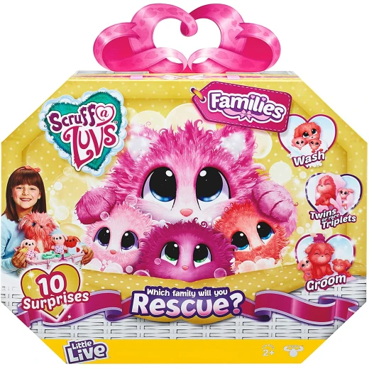 Little Live Scruff a Luvs Surprise Rescue Pet Soft Toy - Families