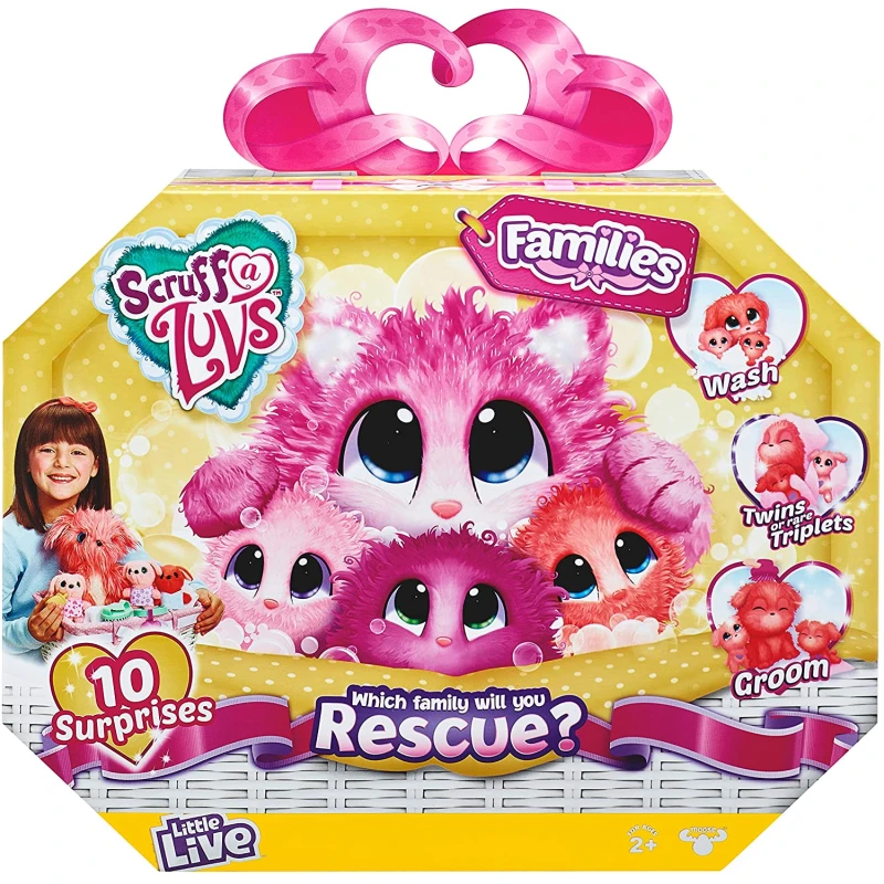 Little Live Scruff a Luvs Surprise Rescue Pet Soft Toy - Families - ليتل لايف بيتس