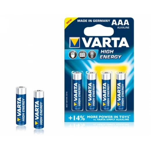 VARTA Alcaline Battery AAA (4 pcs) VARTA Alcaline Battery AAA (4 pcs)