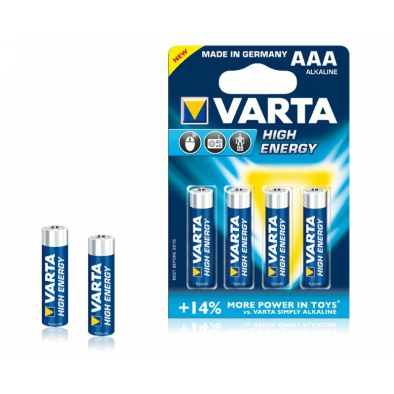 VARTA Alcaline Battery AAA (4 pcs) - فارتا