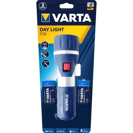 Varta Day Light F35 LED (monochrome) Torch battery-powered 96 lm 11 h 198 g