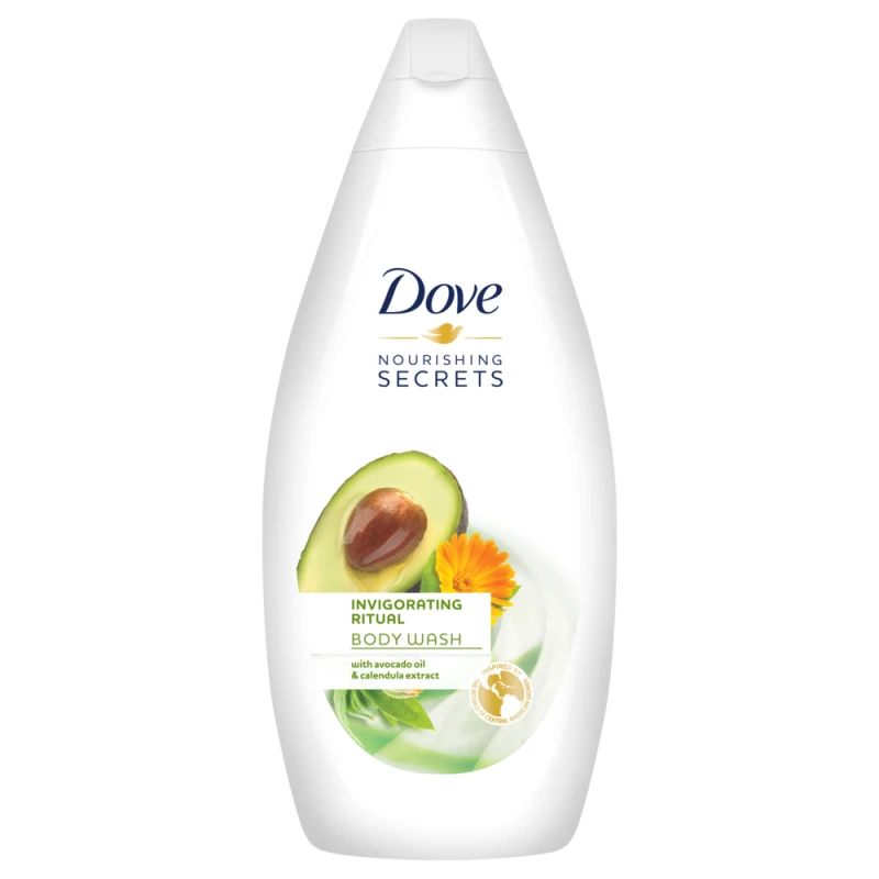 Dove Nourishing Secrets Invigorating Ritual Body Wash, With Avocado Oil and Calendula Extract, 500 ML - دوف