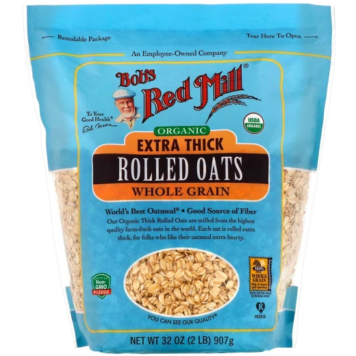 Bob's Red Mill Extra Thick Rolled Oats (907 Gram) Bob's Red Mill Extra Thick Rolled Oats (907 Gram)