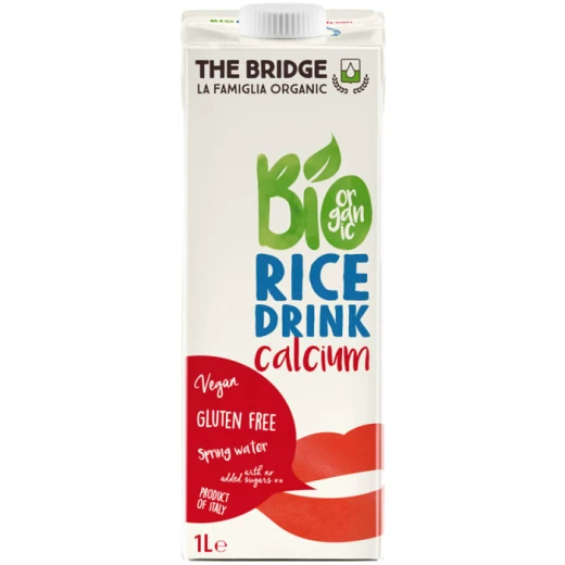 The Bridge Brazil Rice Drink With Calcium 1L, Organic The Bridge Brazil Rice Drink With Calcium 1L, Organic