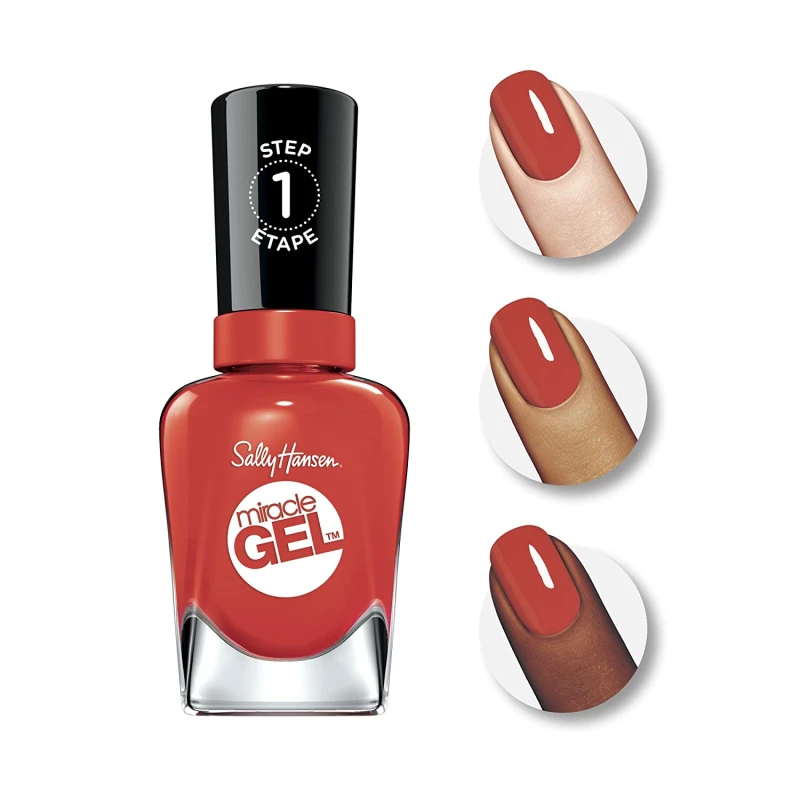 Sally Hansen -Miracle Gel -Redgy -0.5 -fl oz - سالي هانسن