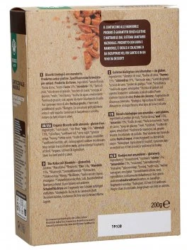 Probios Organic  Gluten Free  Biscuits With Almonds 200g - بروبيوس - Image 2