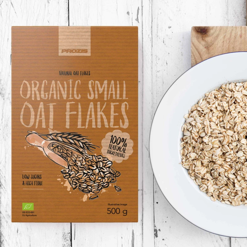 Probios Organic Oat Flakes - Small Flakes 500 g - بروبيوس