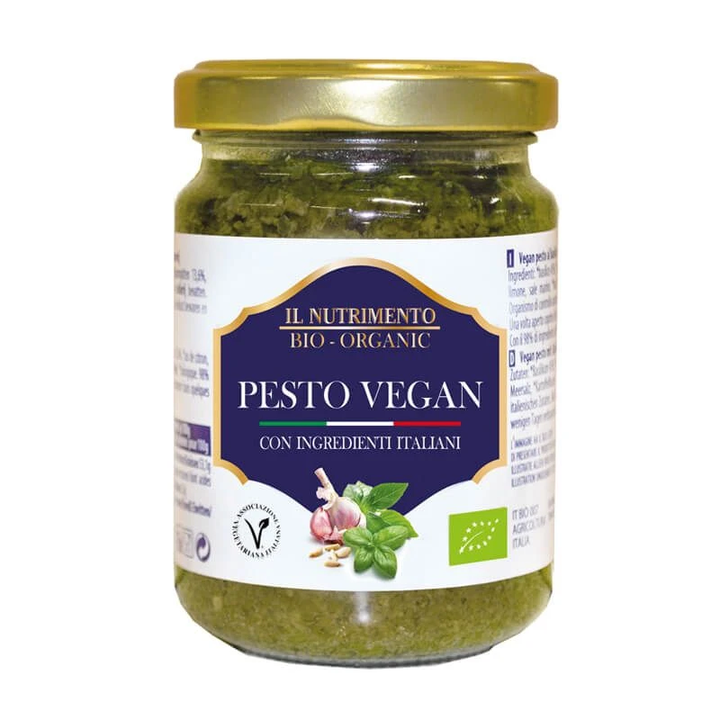 IL Nutrimento Organic Vegetarian Pesto 130g - إل نيوتريمينتو