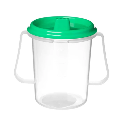 Sistema Drink cup with lid and spout 250 ml Green Sistema Drink cup with lid and spout 250 ml Green