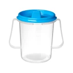 Sistema Drink cup with lid and spout 250 ml Blue - سيستما