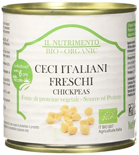 IL Nutrimento Organic  Chickpeas in Water 400g - إل نيوتريمينتو