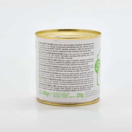 IL Nutrimento Organic Borlotti Brown Beans in Water 400g - إل نيوتريمينتو - Image 3