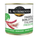 IL Nutrimento Organic Borlotti Brown Beans in Water 400g - إل نيوتريمينتو