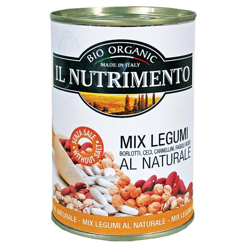 IL Nutrimento Organic Mixed Pulses In Water 400g - إل نيوتريمينتو