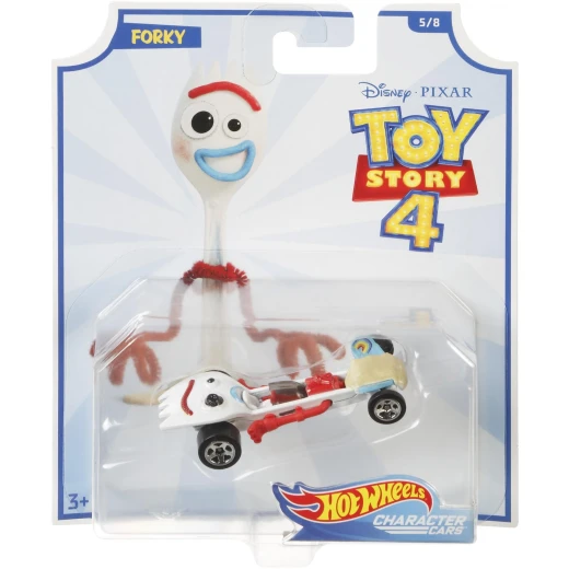Disney Pixar Toy Story 4 Hot Wheels Character Cars - Forky Disney Pixar Toy Story 4 Hot Wheels Character Cars - Forky