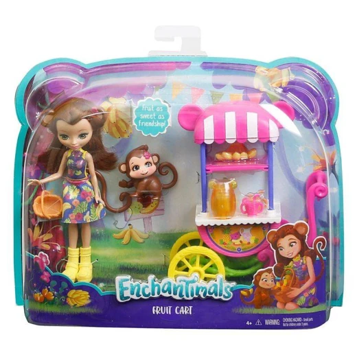 Enchantimals Doll And Animal Friend With Vehicle Built, Assortment- Random Selection - إنشانتملز - Image 2