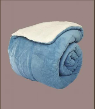 NOVA Fleece Sherpa Comforter Plain 240x220 Petrol - King NOVA Fleece Sherpa Comforter Plain 240x220 Petrol - King
