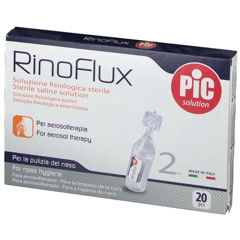 Pic Rinoflux Disposable Physiological Solution - 2ML- 20 PCS - بيك سوليوشن