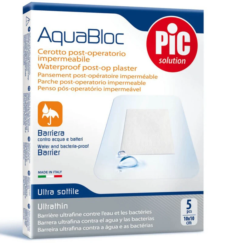 Pic Aquabloc Waterproof Post Op Plasters 5pcs - بيك سوليوشن
