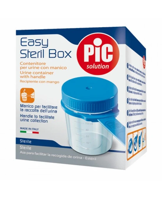 Pic Easy Steril Box Urine Container 100ml With Handle - بيك سوليوشن