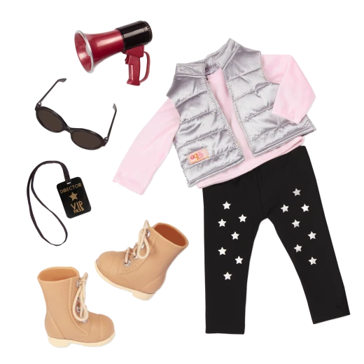 Our Generation Deluxe Movie Director Outfit for 18" Dolls - Director's Cut Our Generation Deluxe Movie Director Outfit for 18" Dolls - Director's Cut