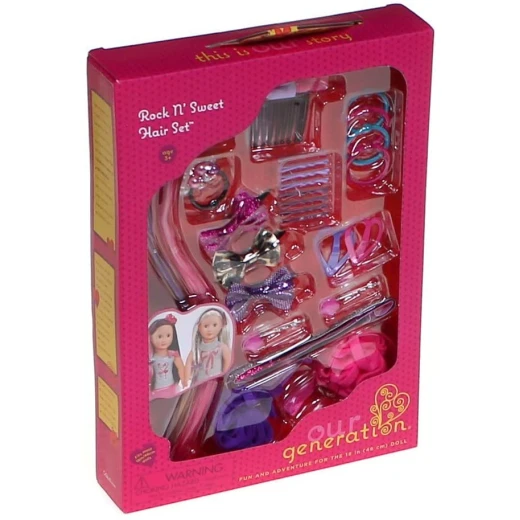 Our Generation Accessory Set Rock N' Sweet Hair Set Our Generation Accessory Set Rock N' Sweet Hair Set