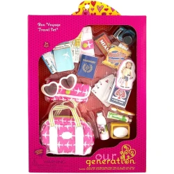Our Generation Bon Voyage Bag Travel Accessory Set