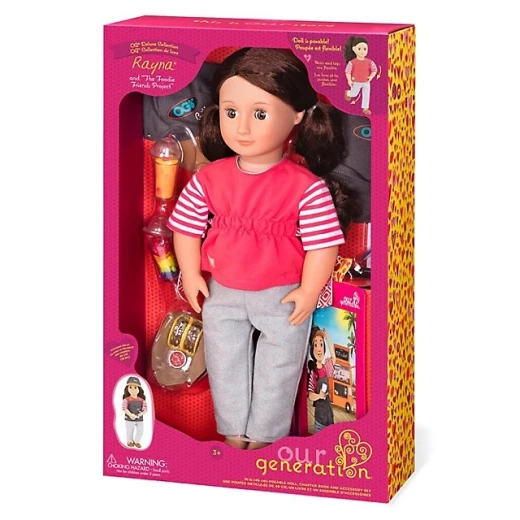 Our Generation Rayna And "The Foodie Friends Project" 46cm Doll Our Generation Rayna And "The Foodie Friends Project" 46cm Doll