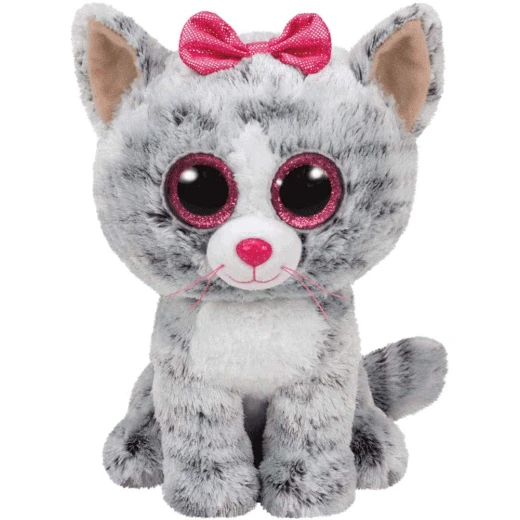 Ty Kiki Grey Cat Plush, Regular Ty Kiki Grey Cat Plush, Regular