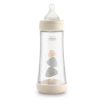 Chicco Perfect5 Bottle Fast Flow 4m + 330ml Beige - Chicco