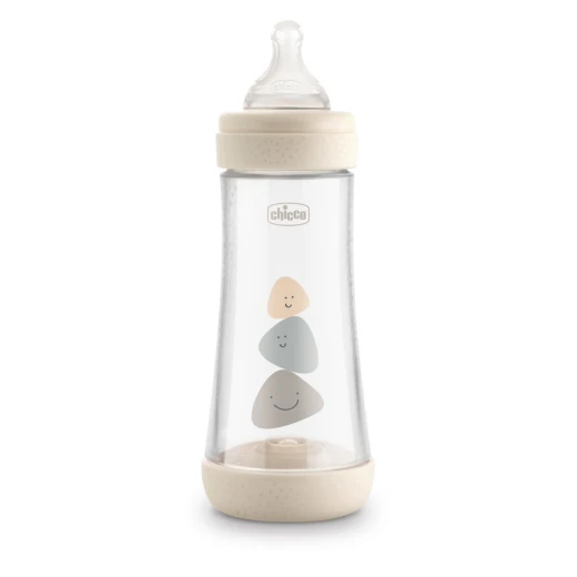 Chicco Perfect5 Bottle Fast Flow 4m + 330ml Beige Chicco Perfect5 Bottle Fast Flow 4m + 330ml Beige