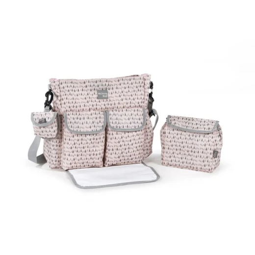 Pasito a Pasito Changing Bag, Gimko Pink Pasito a Pasito Changing Bag, Gimko Pink