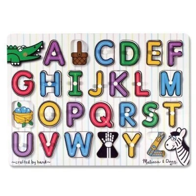 Melissa & Doug See - Inside Alphabet Peg Puzzle - Melissa &amp; Doug - Image 2