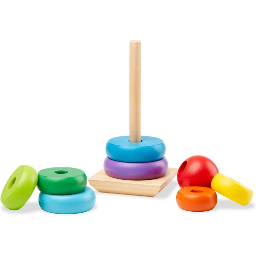 Melissa & Doug Rainbow Stacker Classic Toy - Melissa &amp; Doug - Image 3