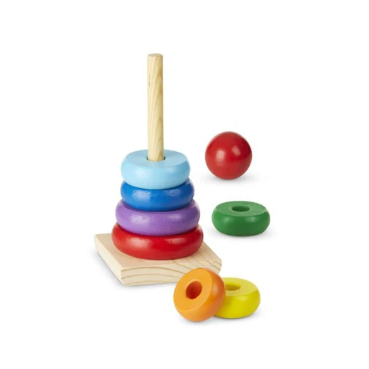 Melissa & Doug Rainbow Stacker Classic Toy - Melissa &amp; Doug - Image 4