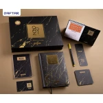 Daftar 2021 Agenda with Accessories, Black & Gold - دفتر