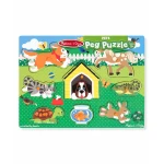 Melissa & Doug Pets Peg Puzzle - 8 Pieces - Melissa &amp; Doug
