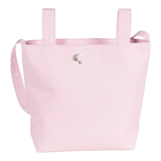 Pasito a Pasito Elodie Pink Faux Leather Pushchair Bag Pasito a Pasito Elodie Pink Faux Leather Pushchair Bag
