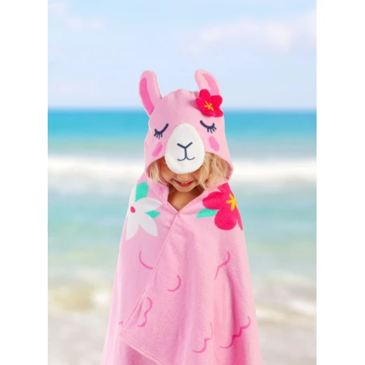 Stephen Joseph Hooded Towels, Llama - ستيفن جوزيف - Image 4