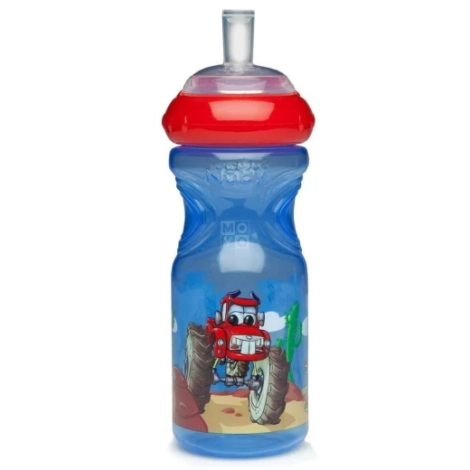 Nuby Sport sippy cup with silicone sippy tube 300ml - Red Nuby Sport sippy cup with silicone sippy tube 300ml - Red