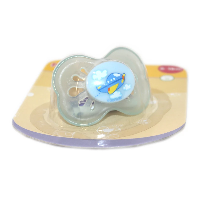 Nuby Colored Pacifier (6-18Months) - Light Blue - نوبي
